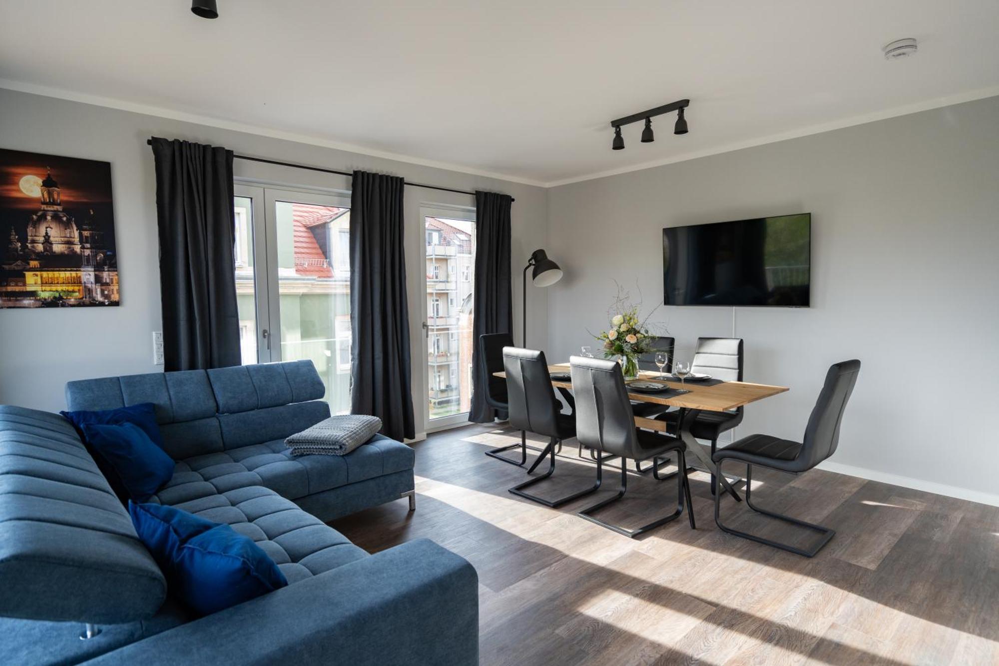 Cozy City Dream Apartment Mit Terrasse Und Parkplatz - 90M² Дрезден Екстериор снимка